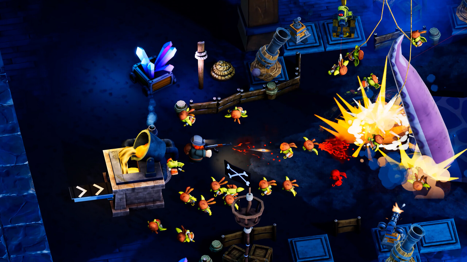 矮人題材Rougelite塔防射擊新遊戲！《Deepstone Rift》動作基地建設魅力搶先體驗登場