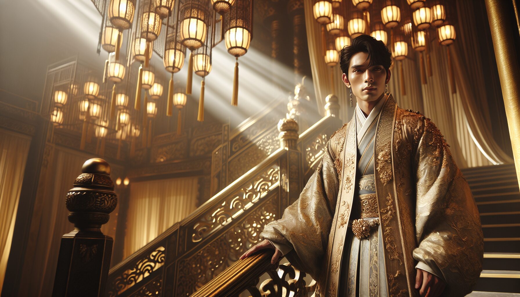 張凌赫《蒼蘭訣》劇照,飾演長珩仙君