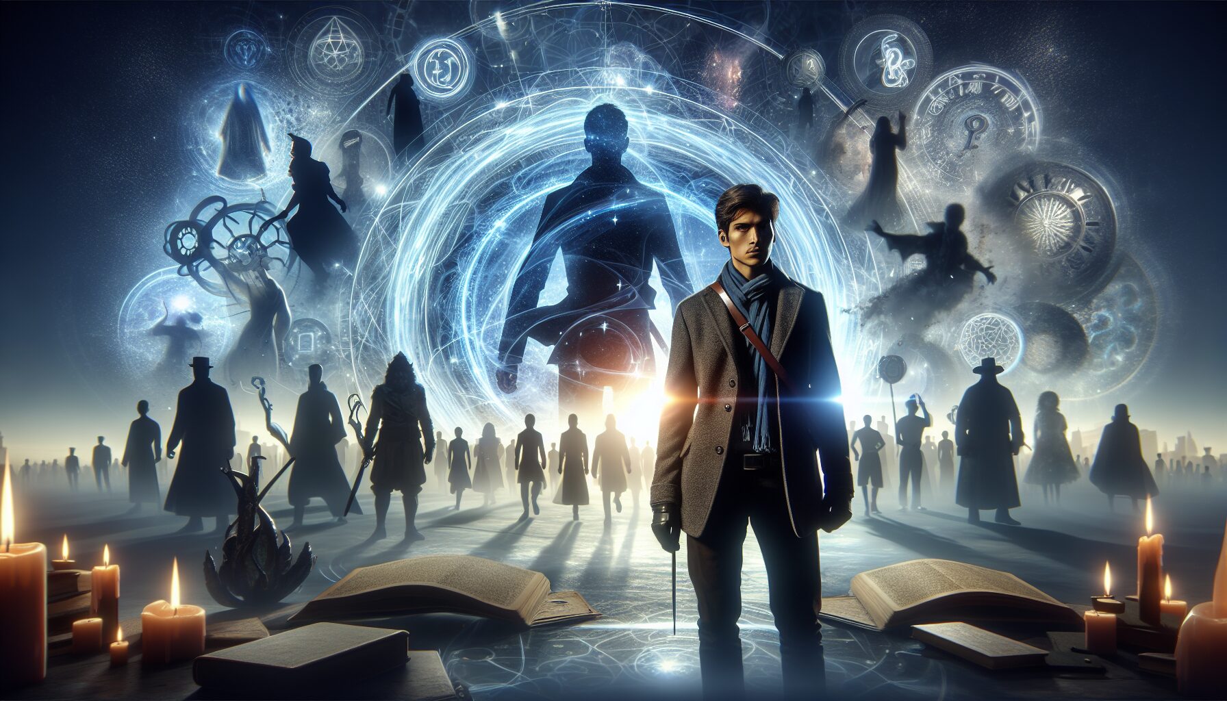 工藤新一X英靈並肩作戰跨界同人插畫