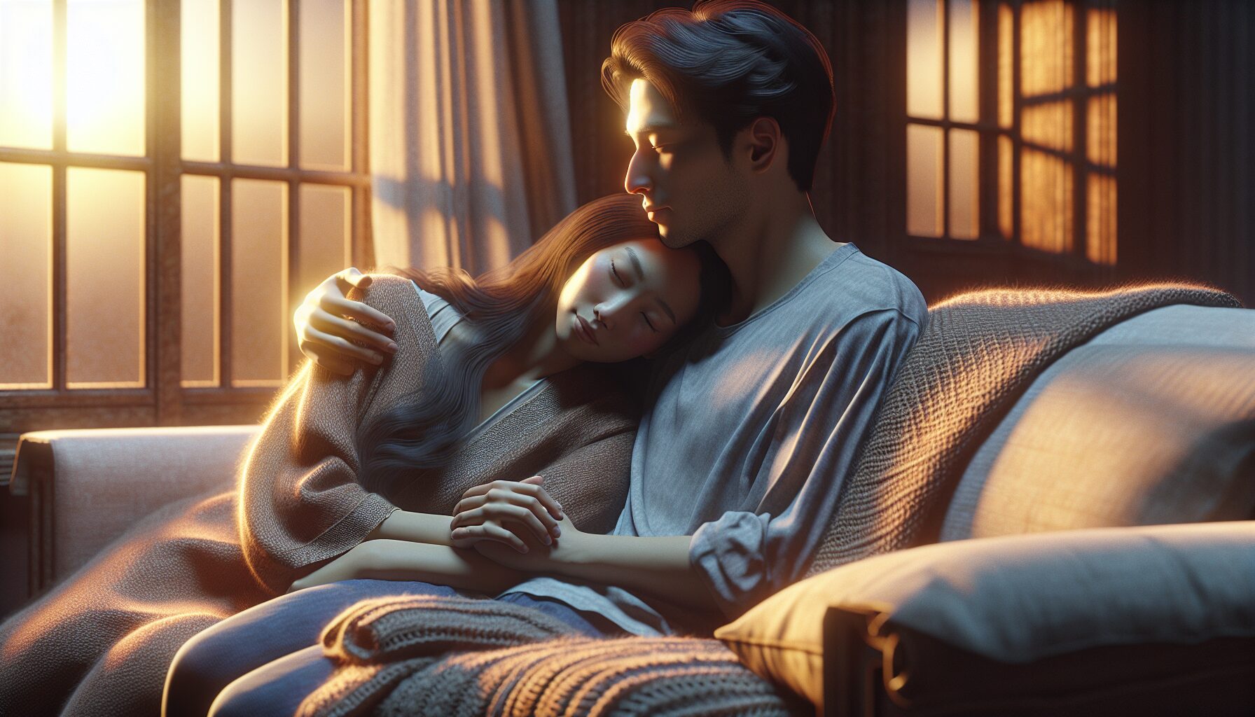 婚姻中的情感支持與溫暖互動場景