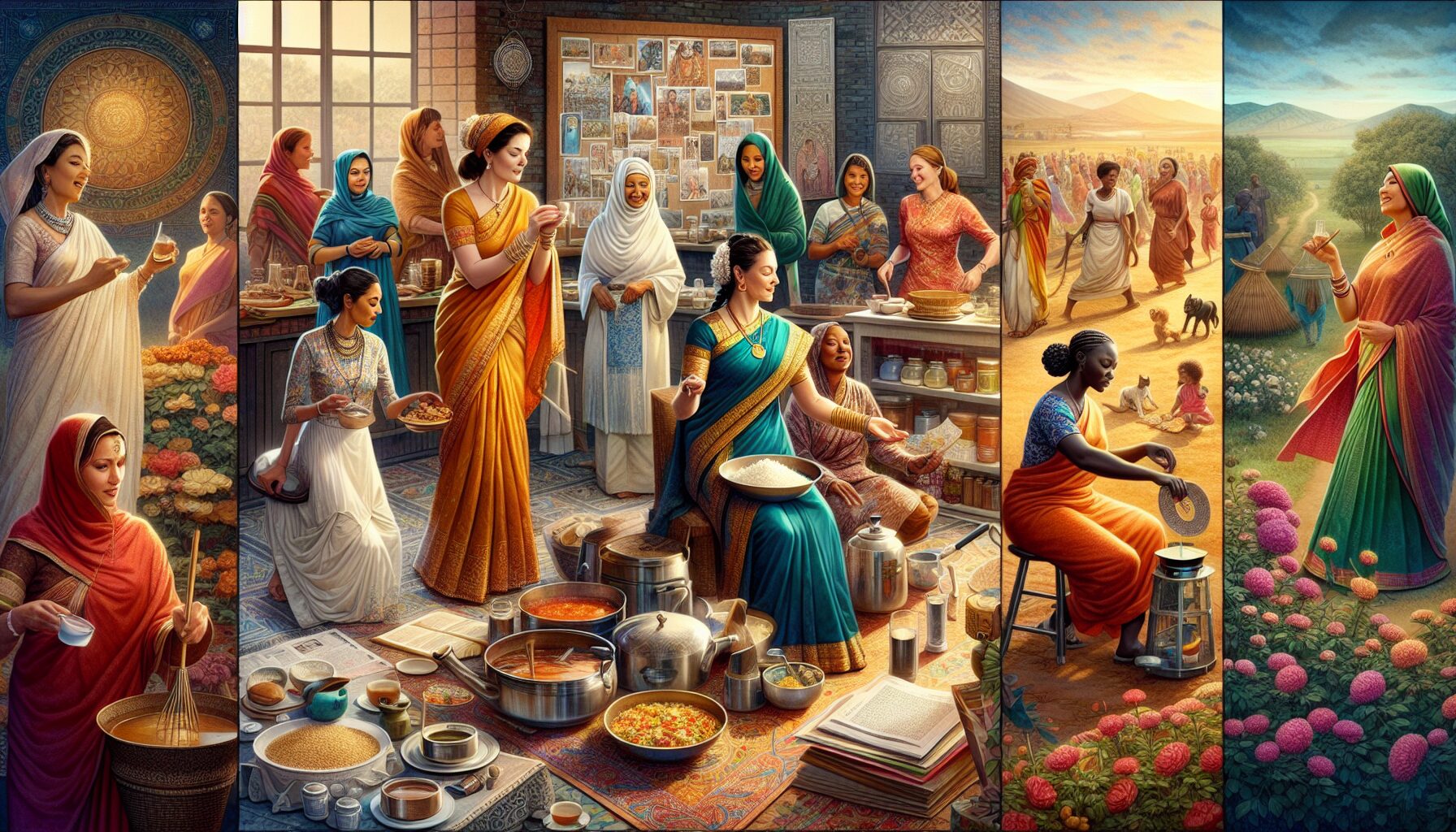 世界文化中妻子不同形象的集錦