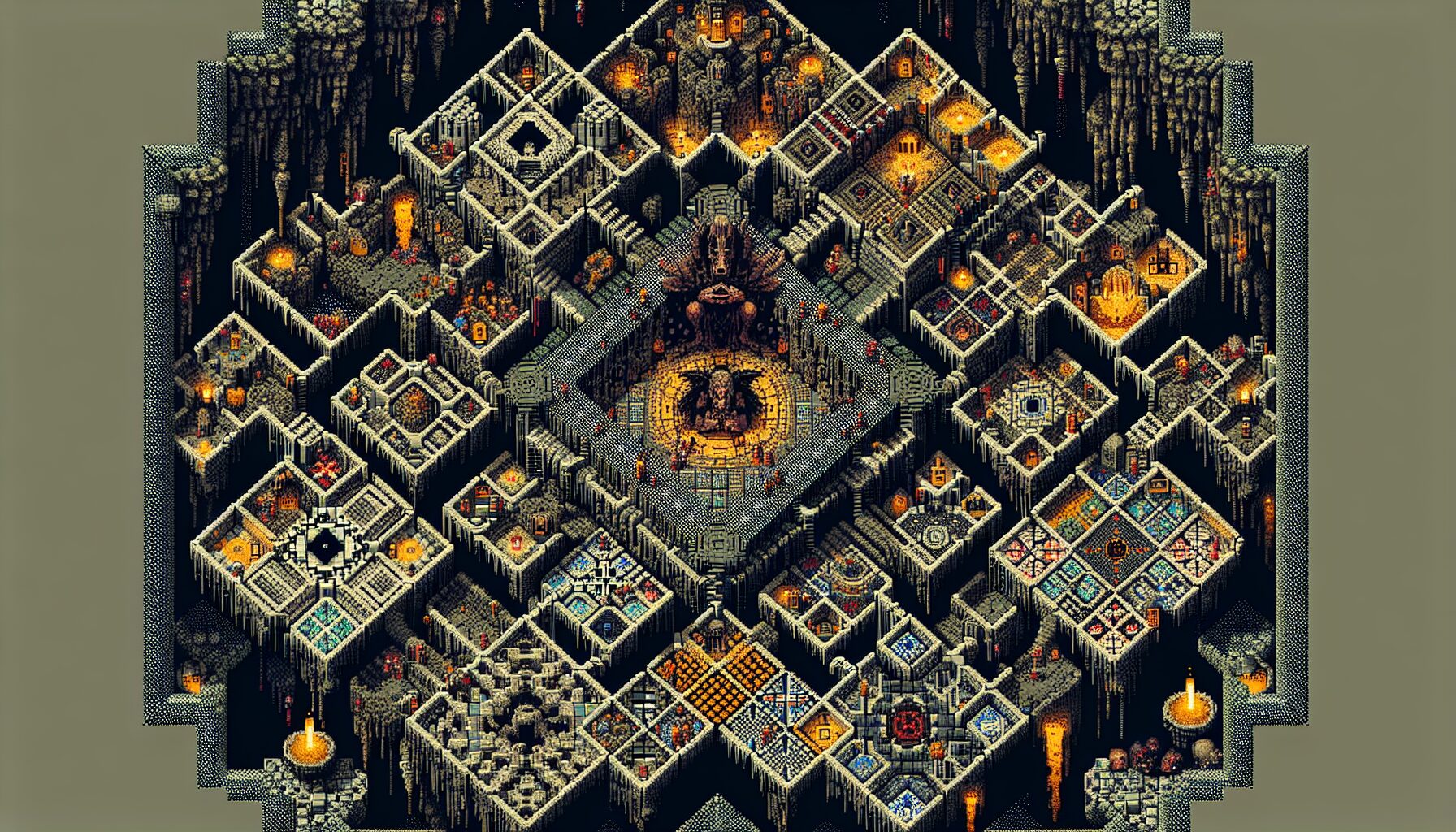 Dungeon Maker 遊戲卡片選擇介面實際畫面