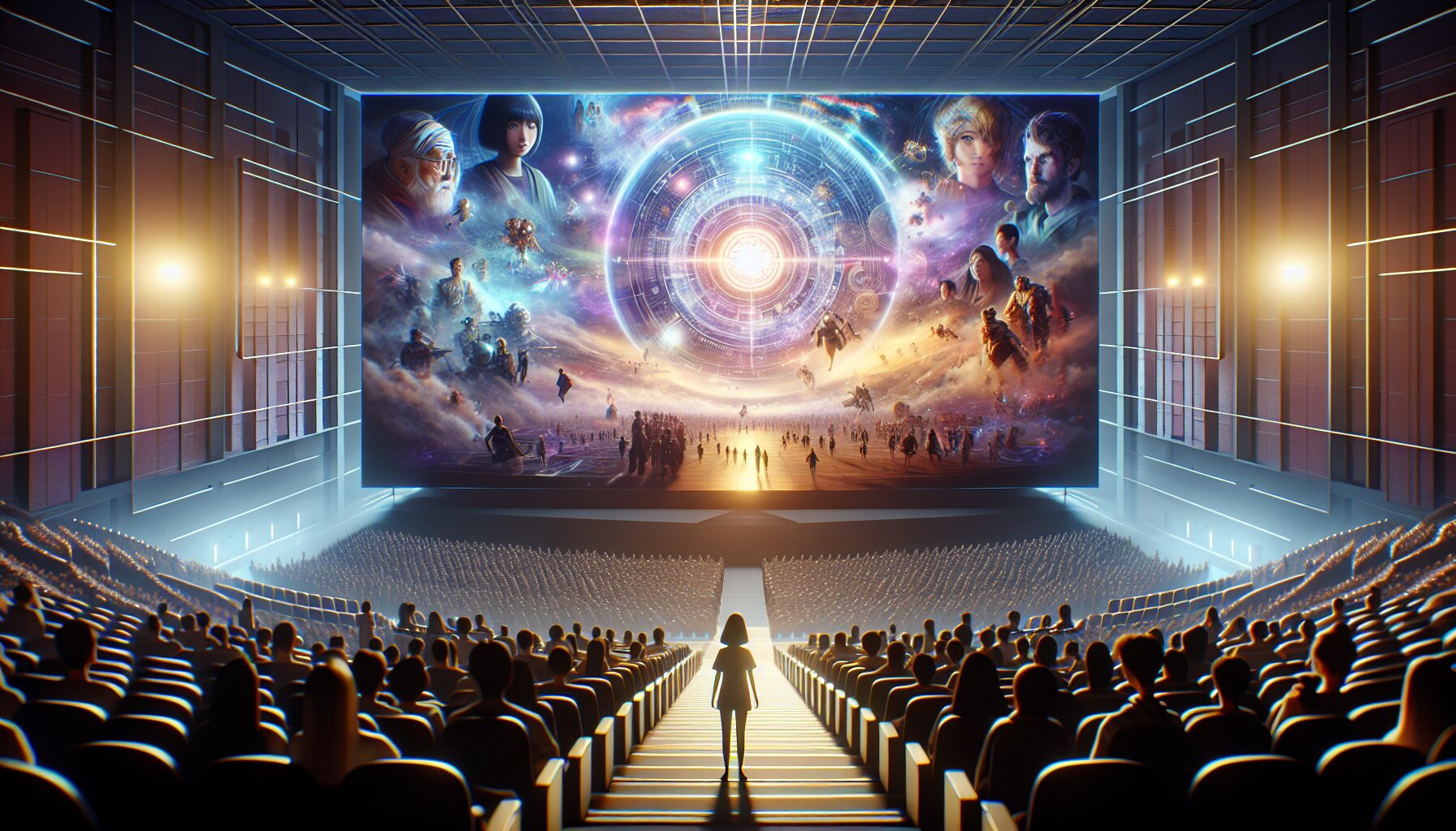 動畫《我推的孩子》劇照,星野愛與孩子們入戲場面