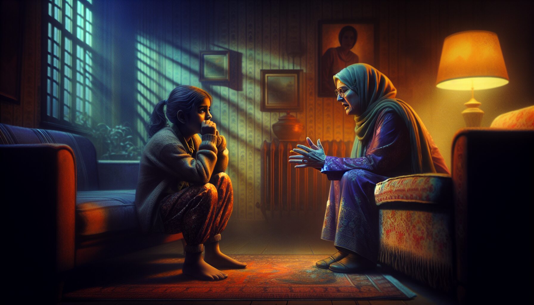 象徵受害者自我追尋與傷痕文字的意象插圖