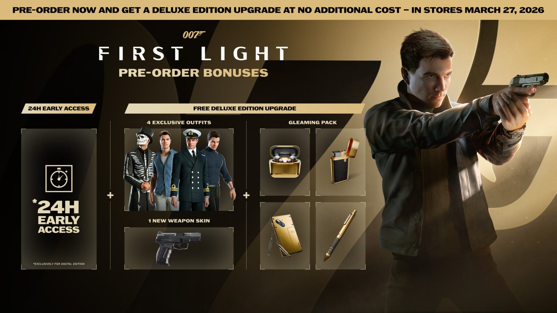 電影級爽快!PS5 動作潛行《007 First Light》絕美畫面重塑龐德傳奇
