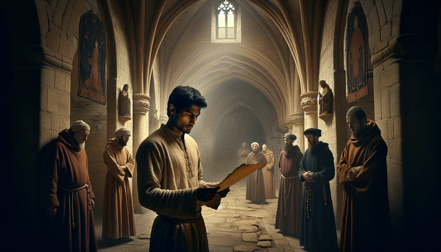 亨利在瘟疫修道院探索調查