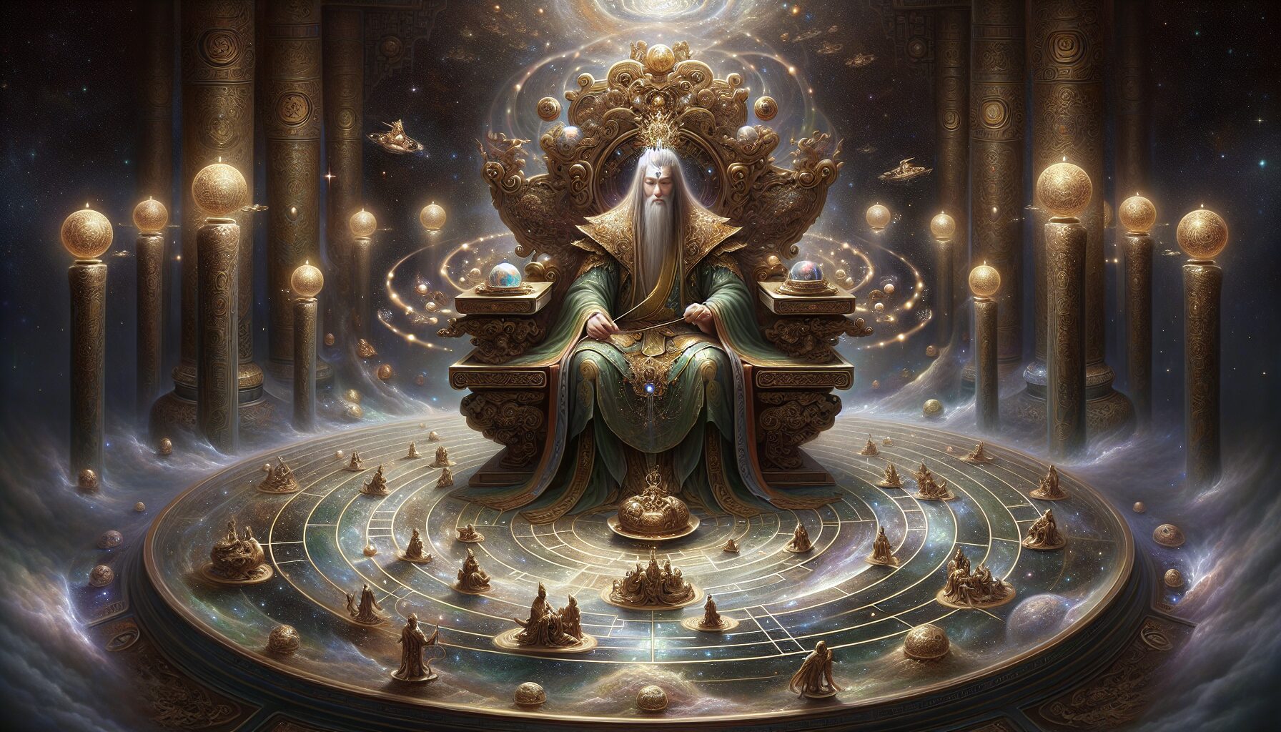 網文小說中太上老君現代感形象，象徵多元與創新