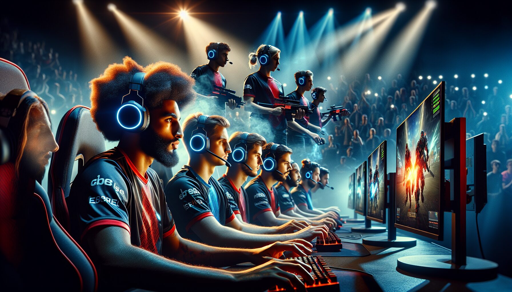 T1賽後選手討論畫面