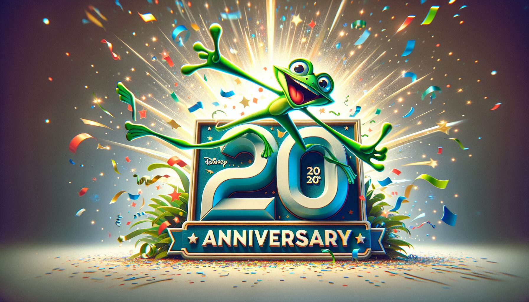 Keroro軍曹從LOGO中跳出的紀念影像