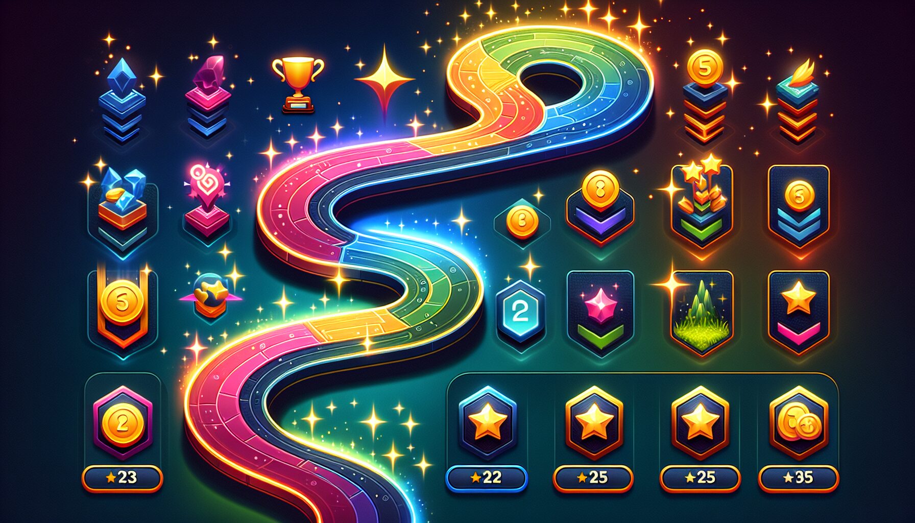 荒野亂鬥獎盃之路進度系統