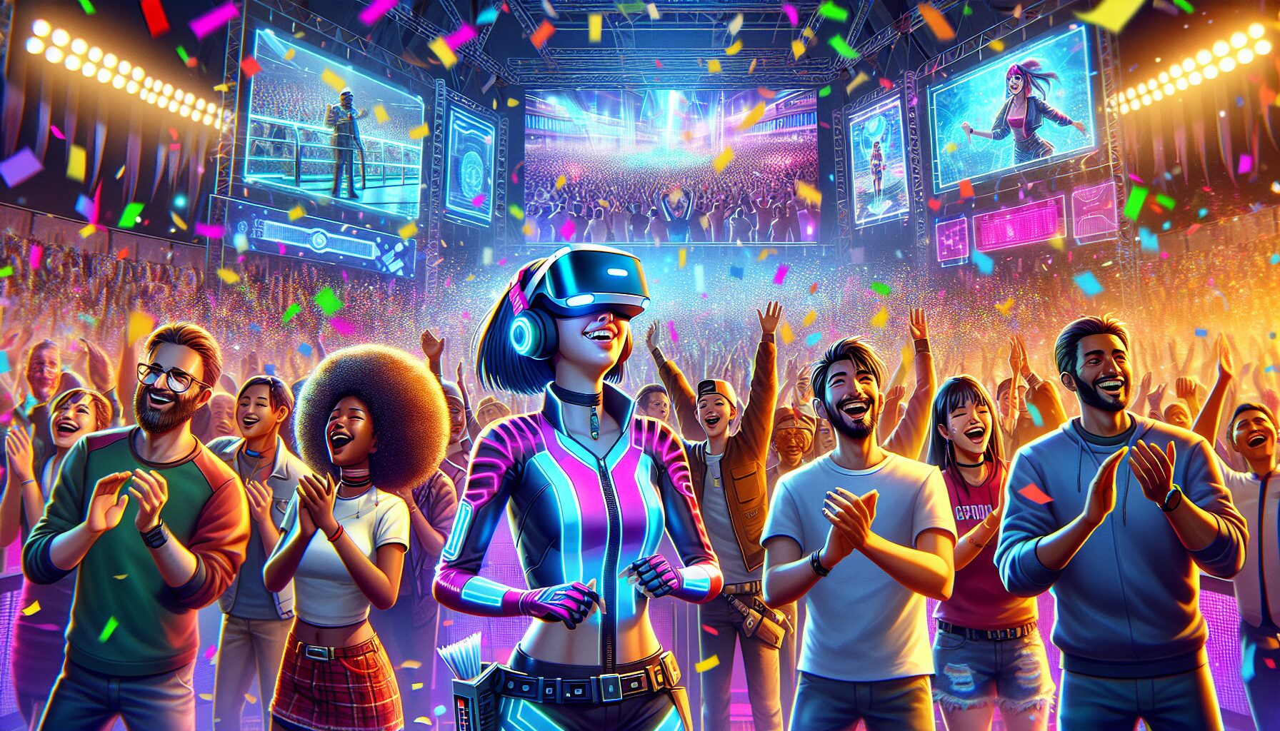 荒野亂鬥玩家歡樂結束一局合影