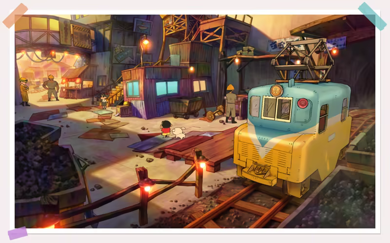 蠟筆小新小白《煤炭鎮的小白》必玩理由：5大遊戲特色帶給玩家療癒冒險體驗