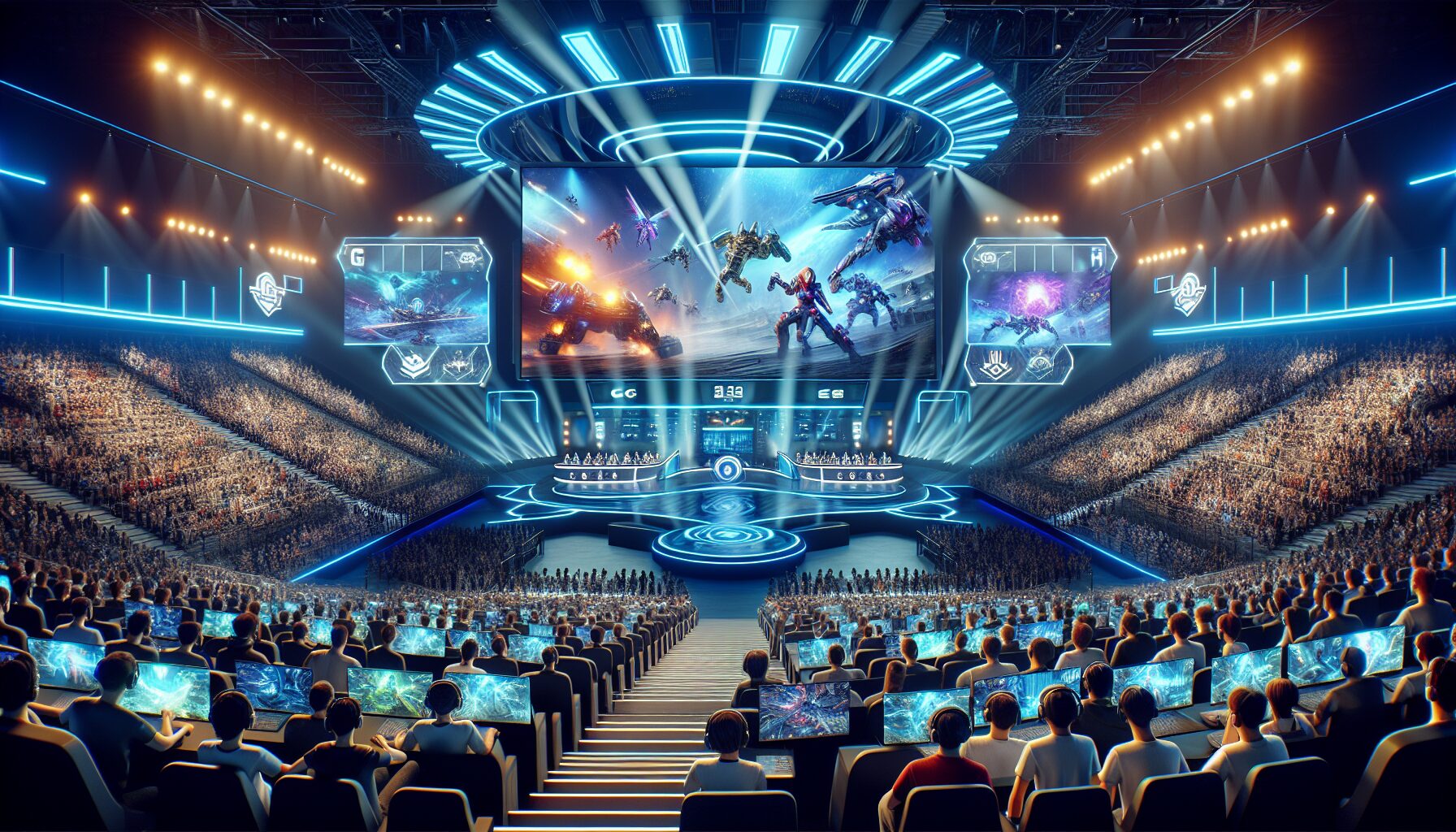 Apex Legends ALGS 全球賽現場盛況。