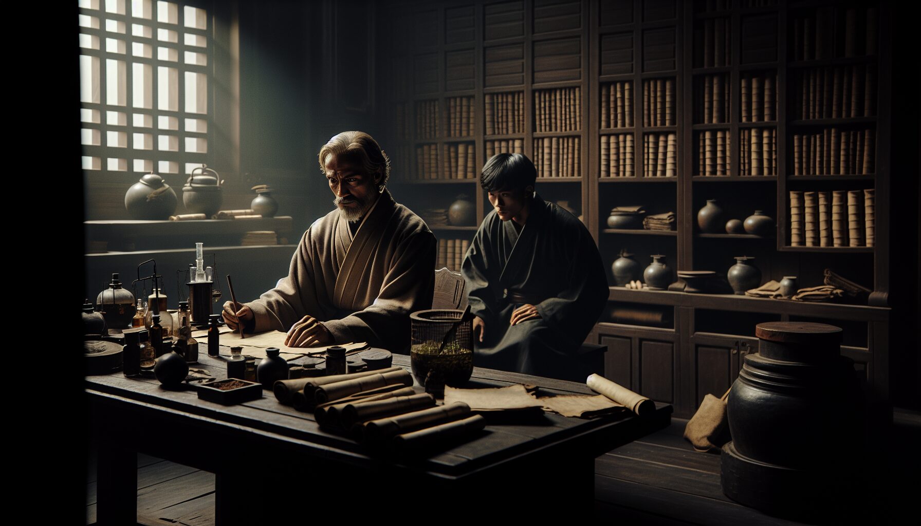 墨居仁與韓立初見劇情重塑插圖