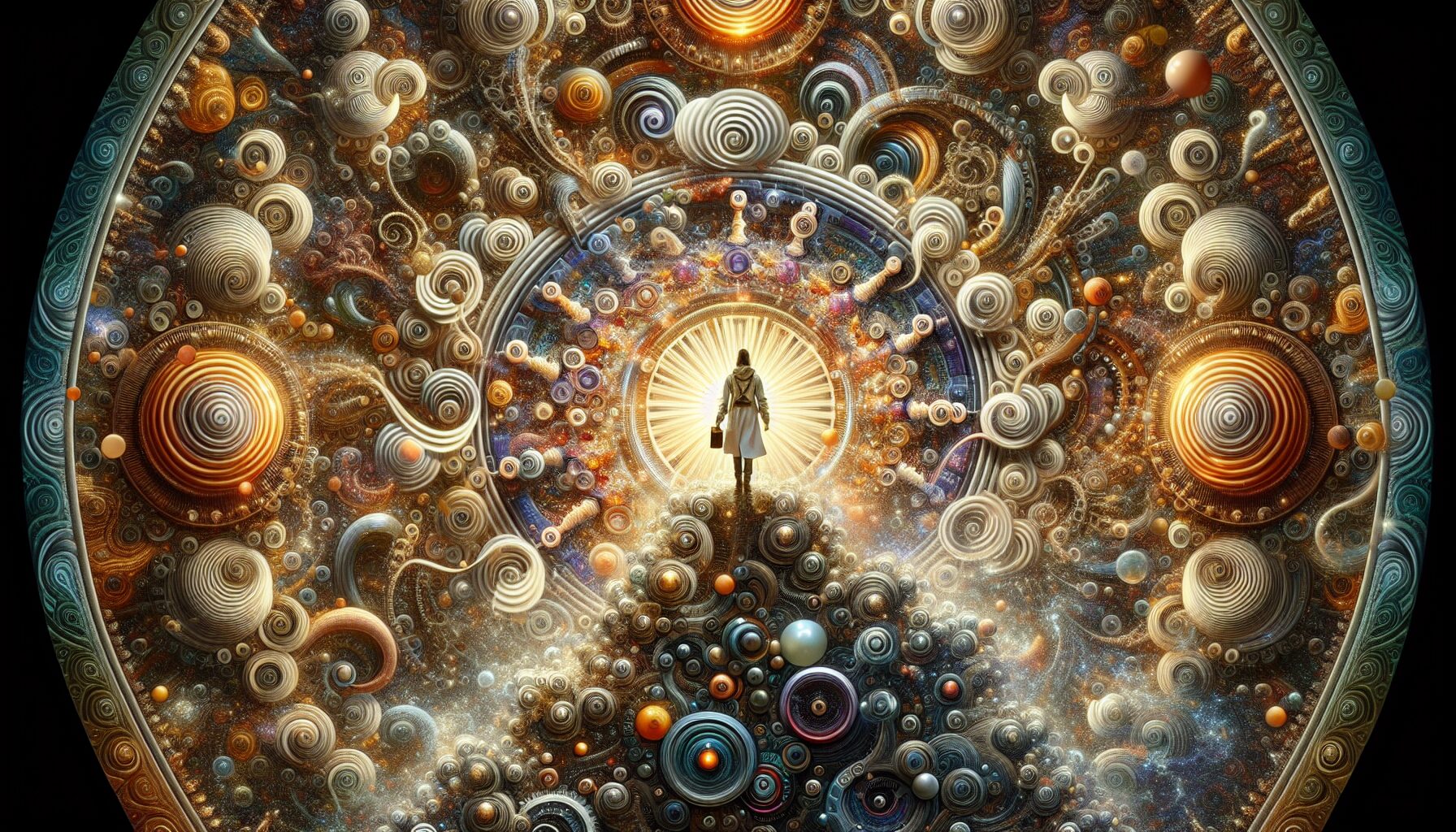 小說內頁示意圖：標註「第1308章」的章節，象徵故事關鍵轉捩與劇情高能預告。