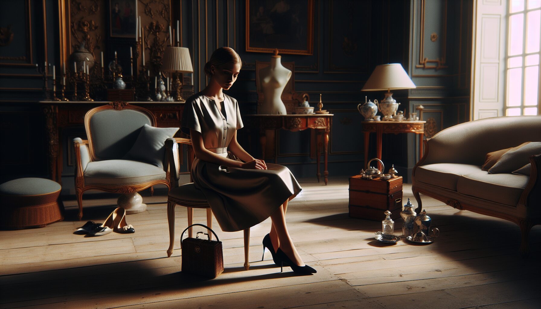 夏金桂折磨香菱場景插畫