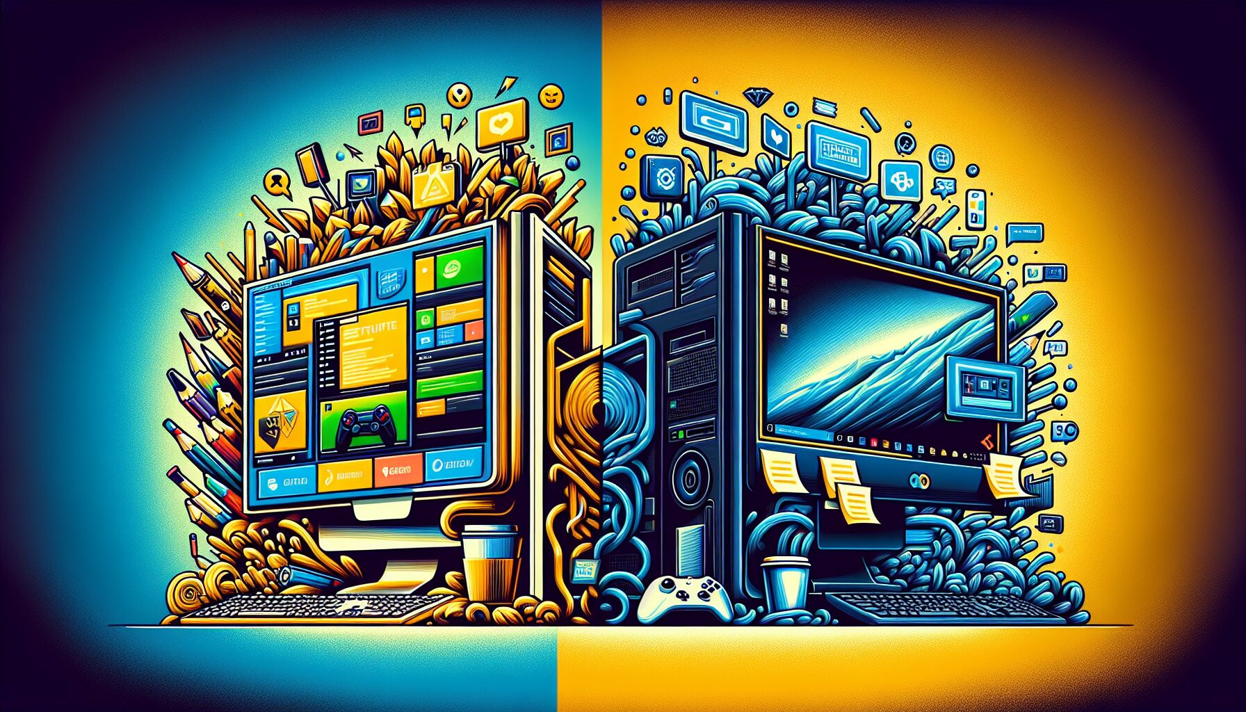 Google Play 遊戲與模擬器比較圖示