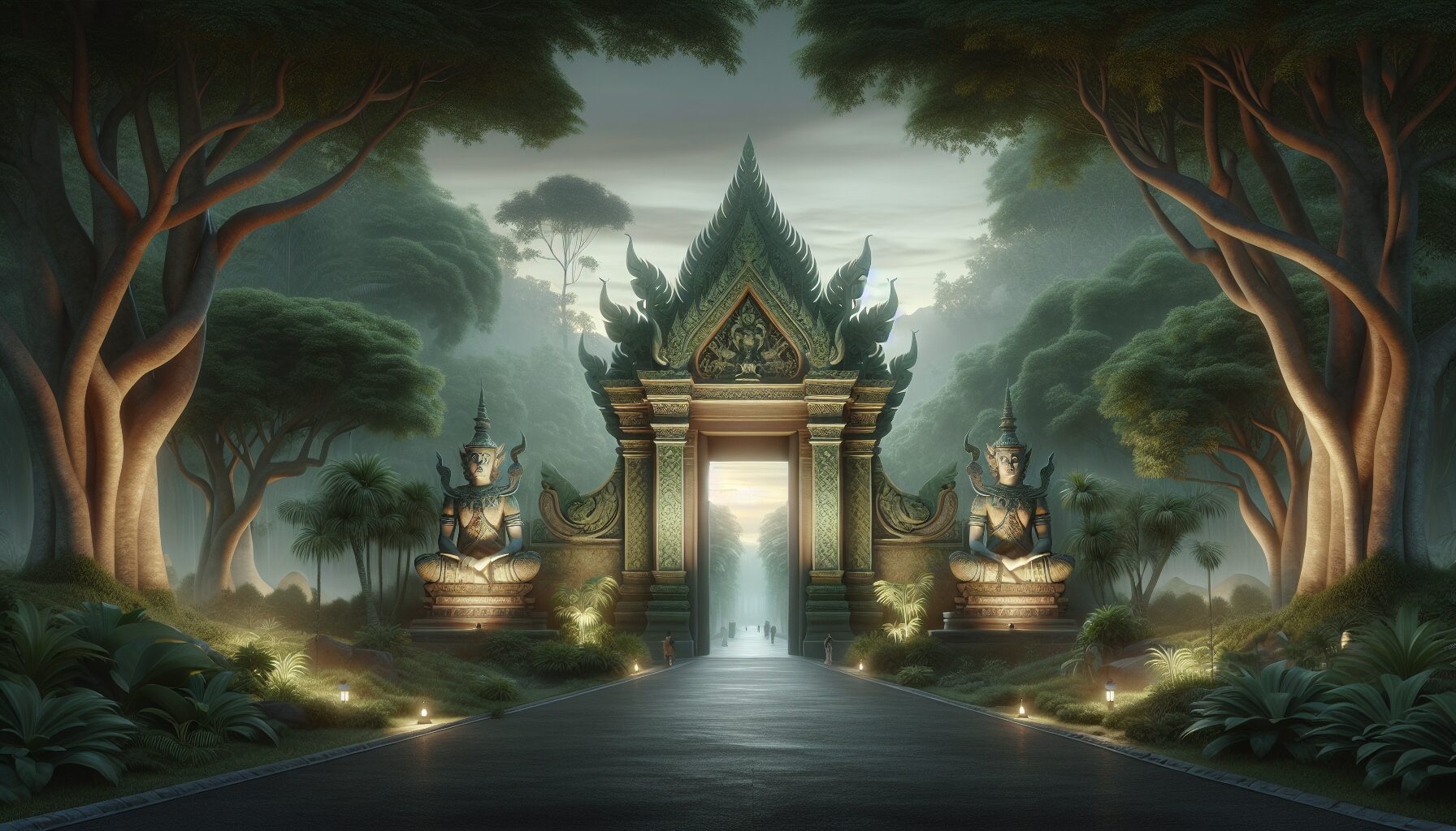 仁王像特寫,展現守護寺門的力量感