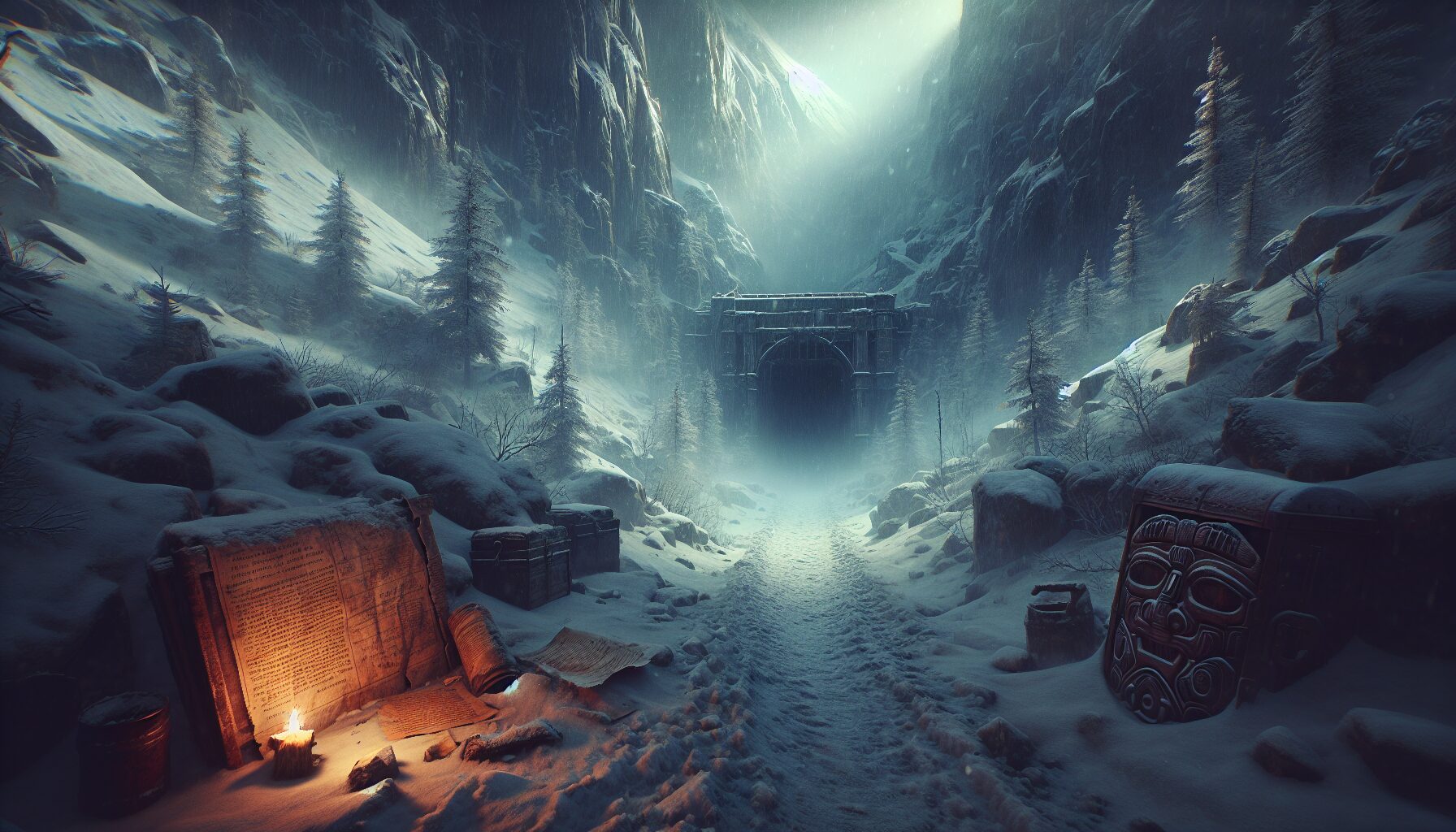 探索、QTE、維持不動等多元玩法示意,強調遊戲互動與緊張感