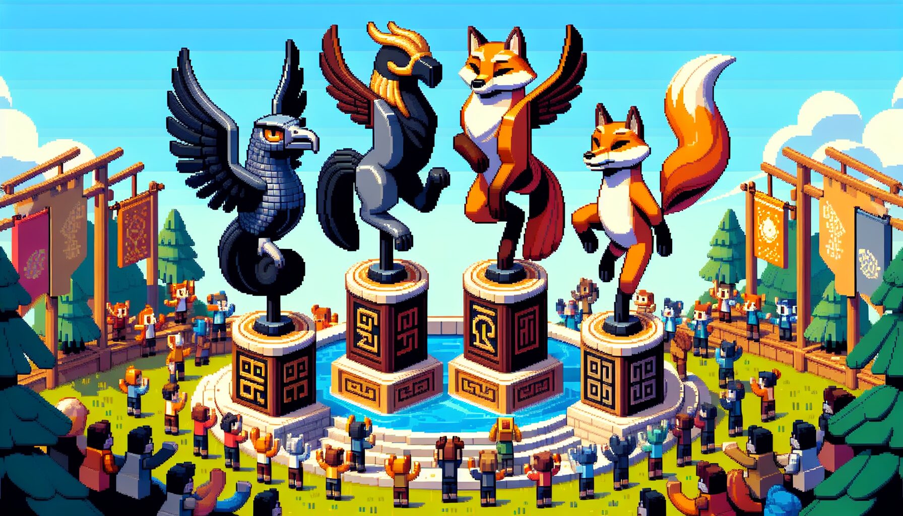 紅、藍、黃、綠四隊角逐排行榜，全球競爭激烈