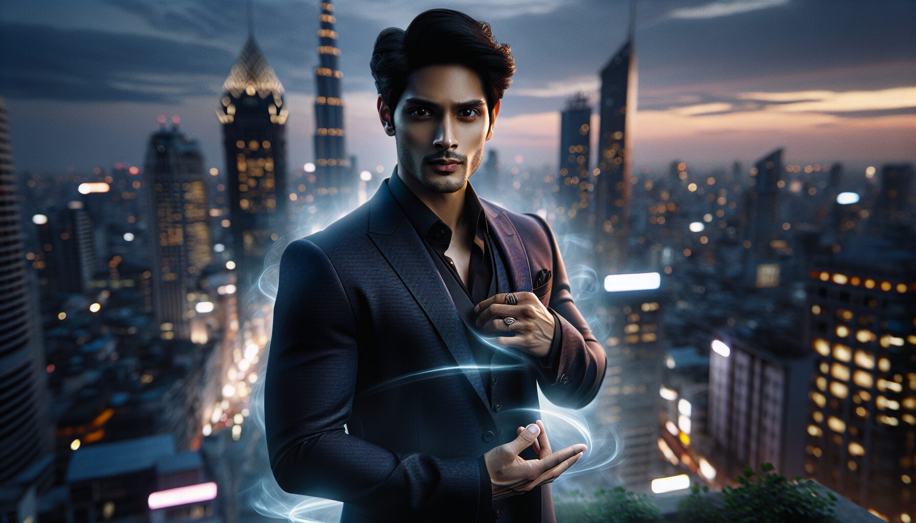 都市修仙林凡霸氣形象海報