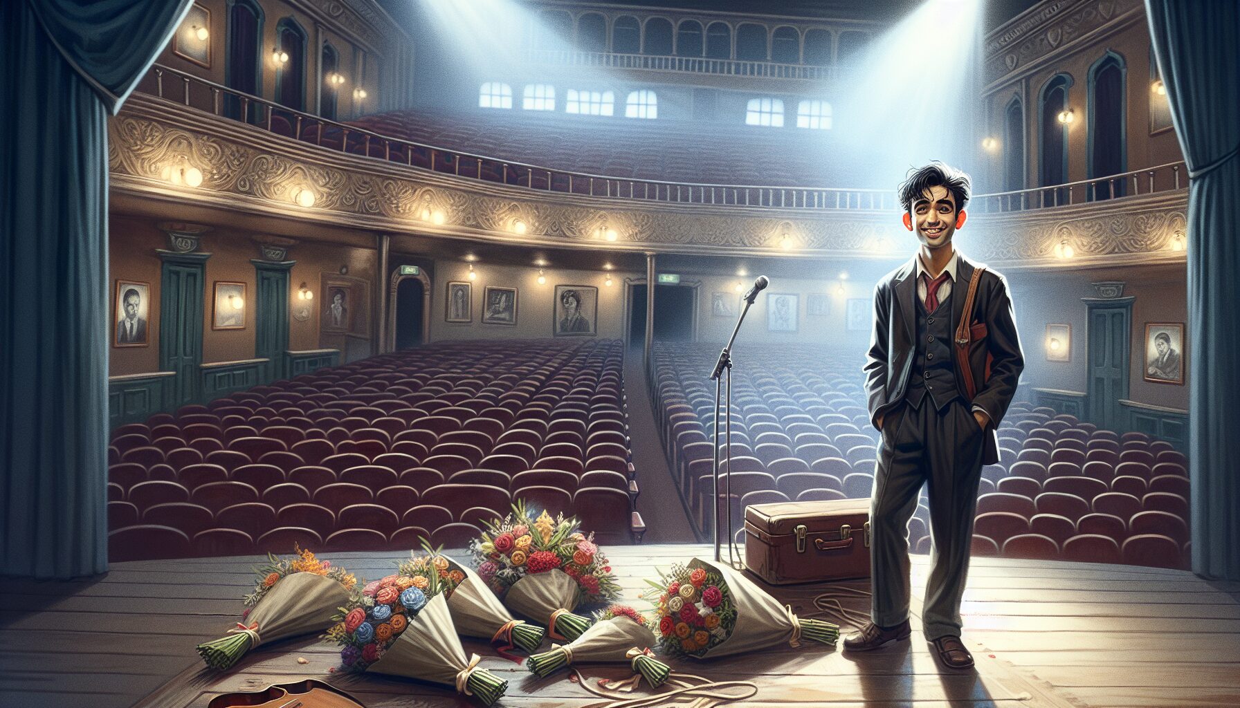 井口理舞台後台準備照，展現專業精神