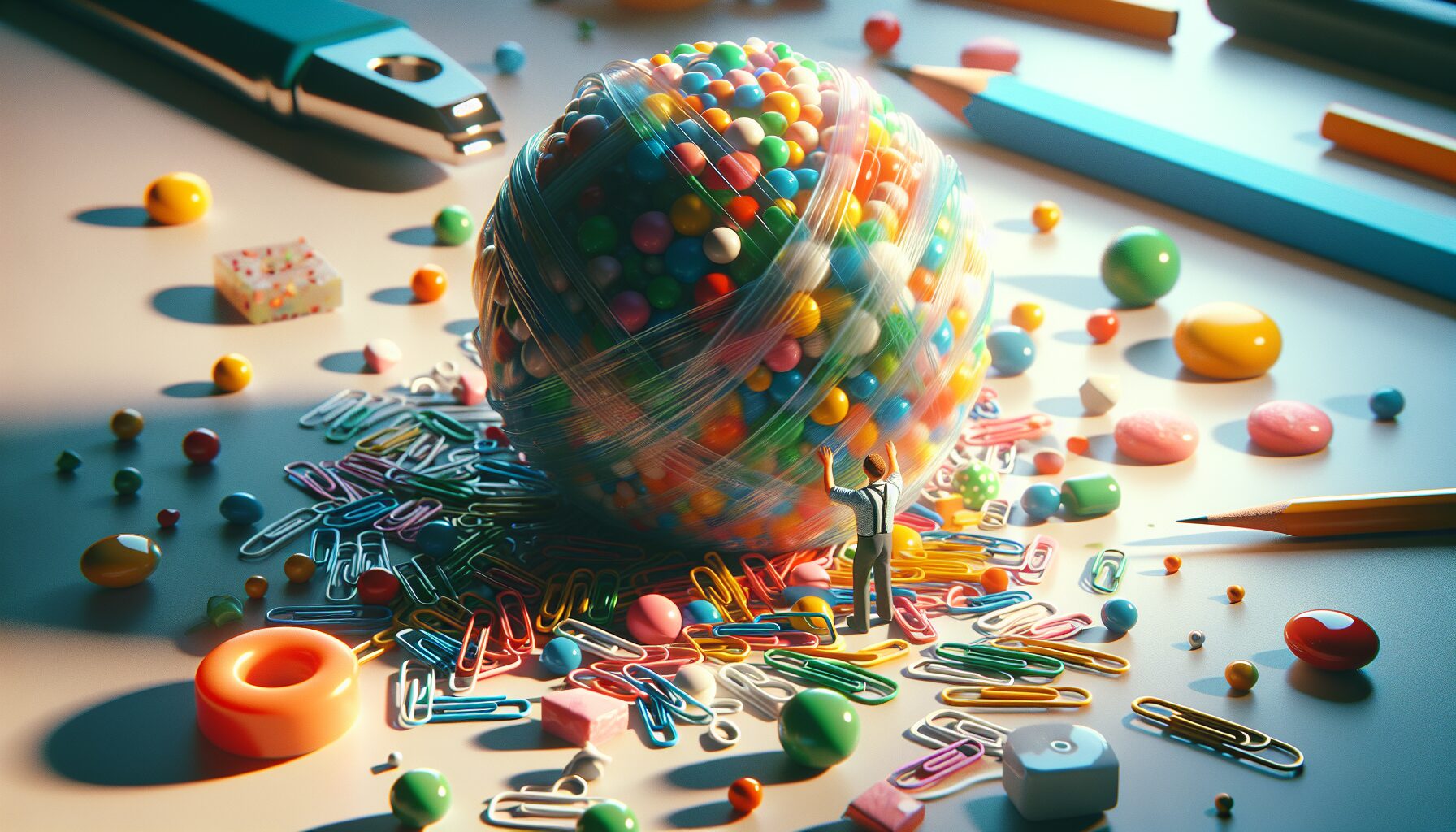 王子操控塊球在居民家中滾動，收集一切小物件直到房間一團糟。