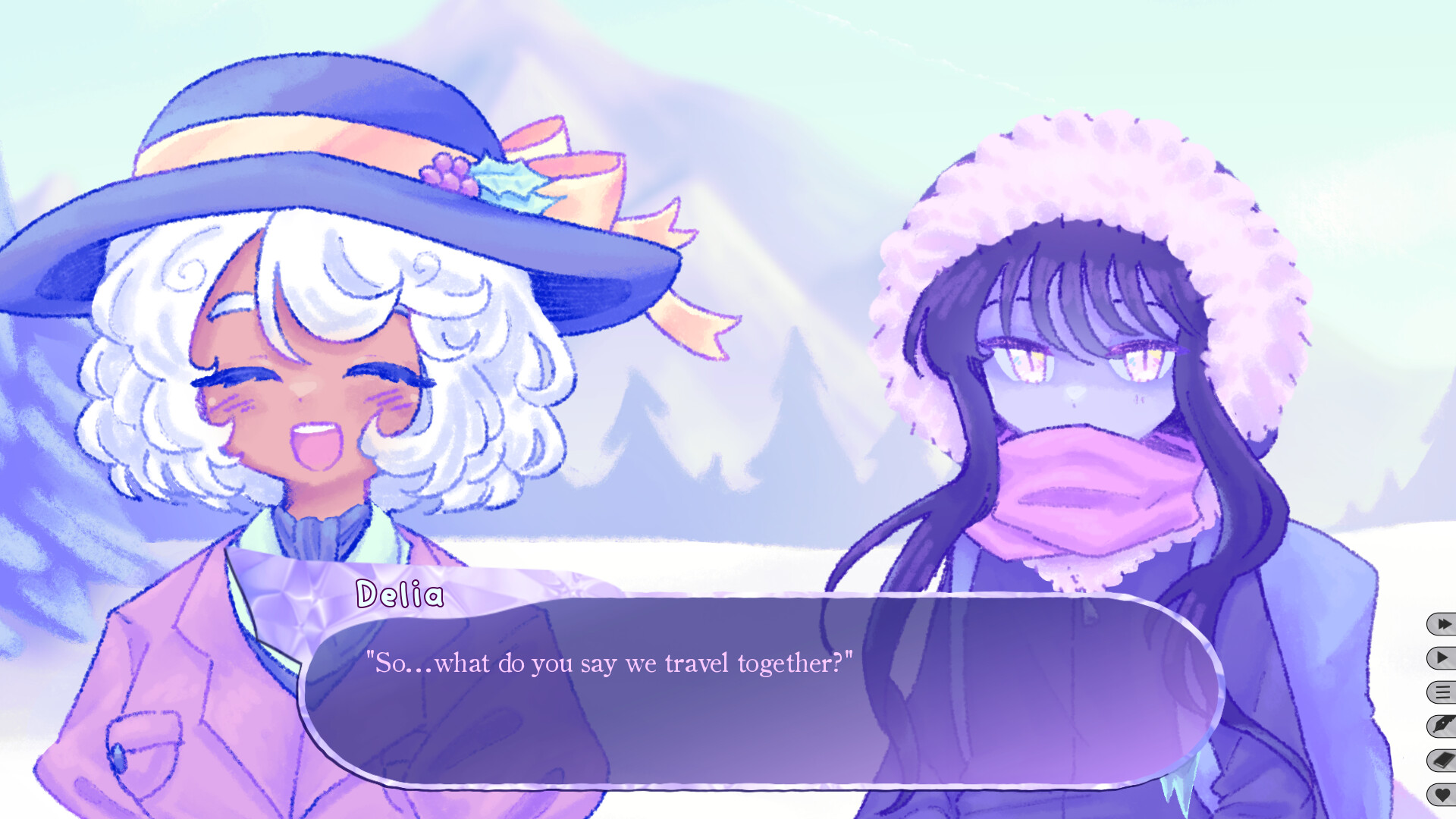 百合視覺小說新作!《我們的冬日物語》免費上架Steam 用冬季冒險繪出暖心奇幻