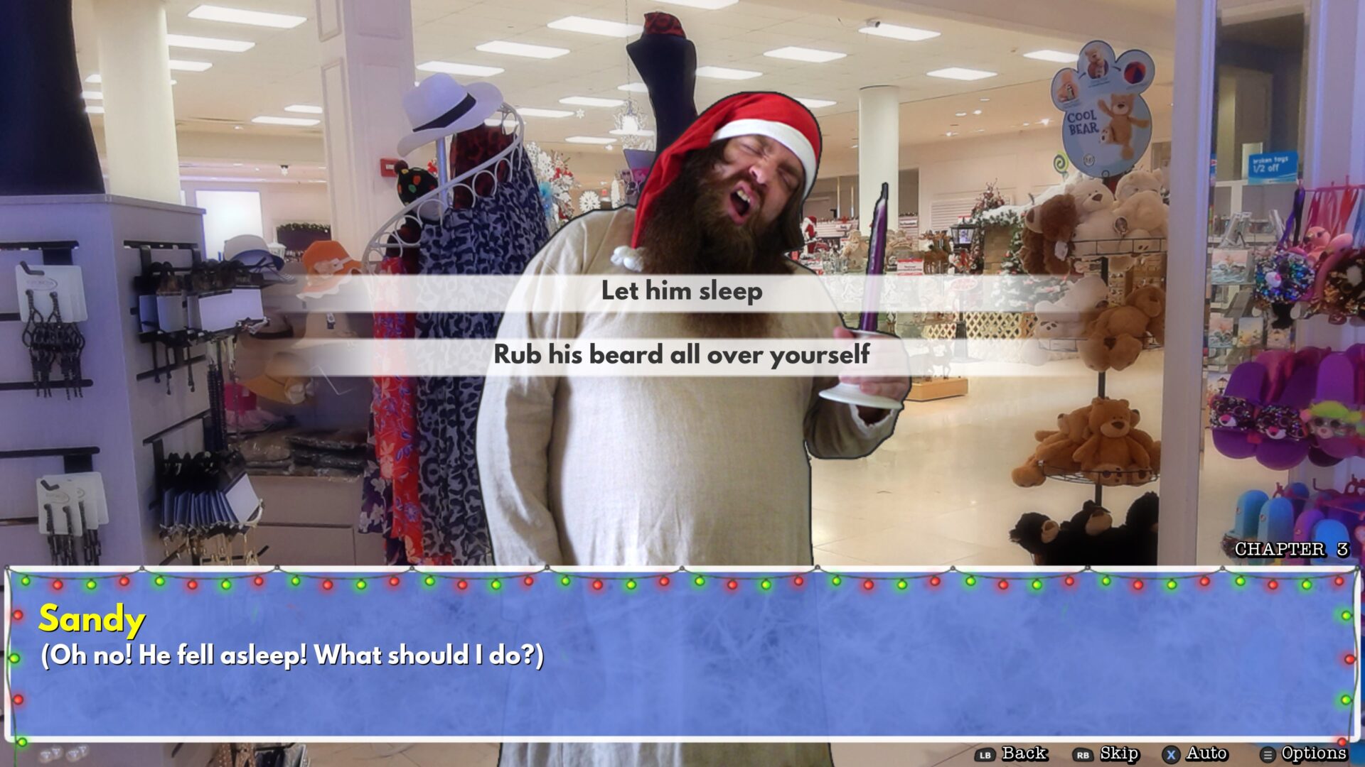 惡搞爆笑!Xbox Series X|S戀愛模擬《Too Many Santas!》真人互動視覺小說聖誕上線