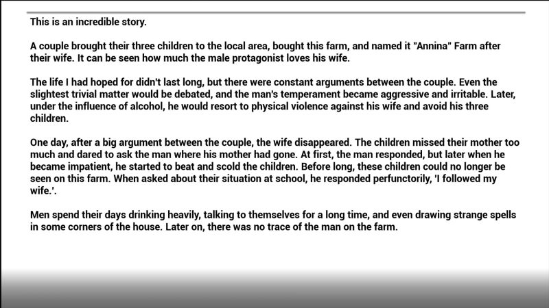 恐怖冒險RPG新作《安妮娜農場》Steam登場!硬核無存檔機制、廢墟解謎10秒極限逃生考驗你的生存神經