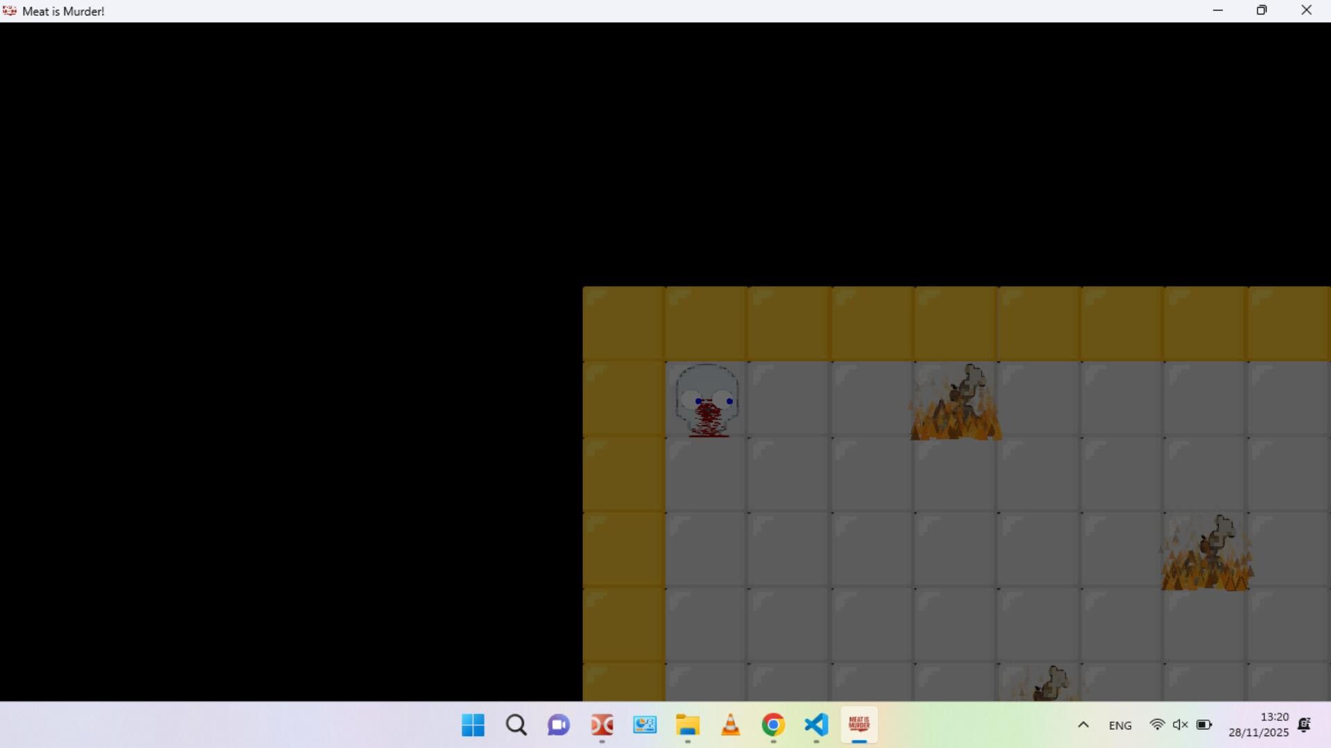 獨特像素Roguelike恐怖遊戲《Meat is Murder》　生存血肉與純素殺手的刺激新作登場