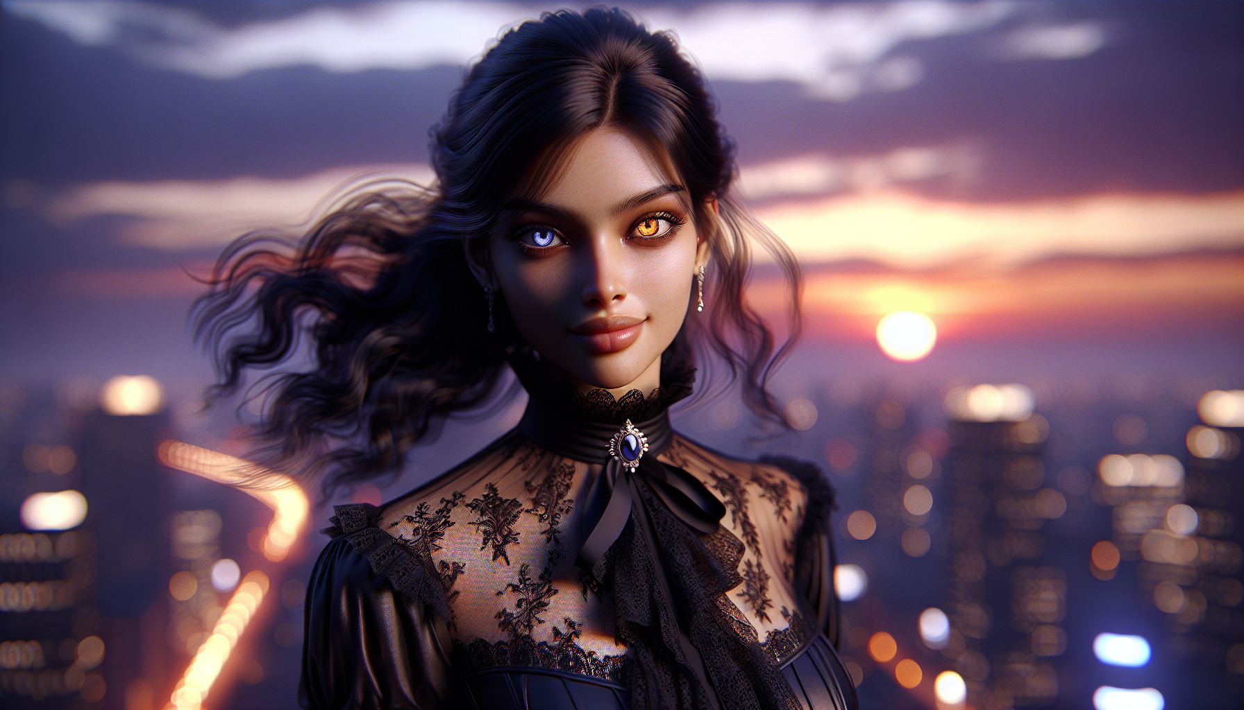 DATE A BULLET外傳主視覺,時崎狂三與白女王背對背站立,充滿對峙與張力