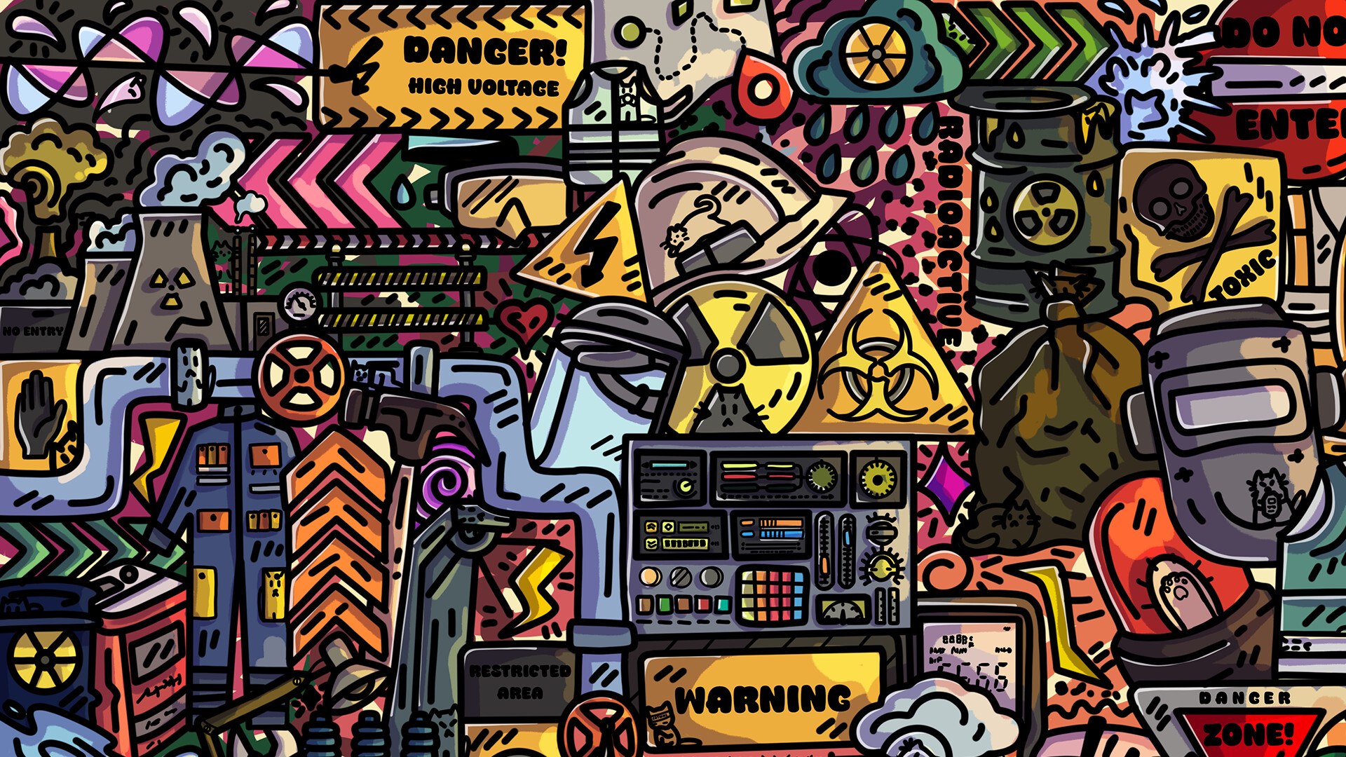 休閒找貓解謎遊戲新力作！免費新作《100 Radioactive Cats》Steam 驚喜上架 用手繪風格療癒你的吸貓魂