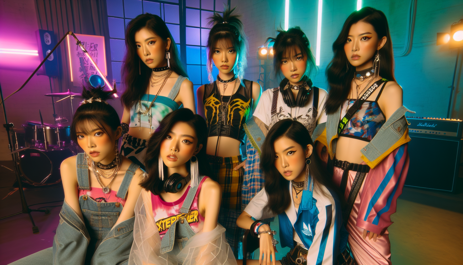 NMIXX全體舞台表演，展現團隊凝聚力和活力