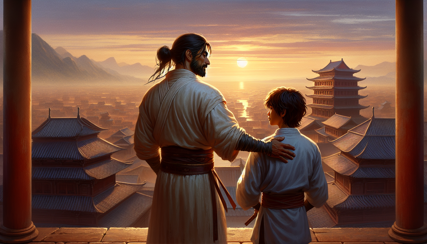 自來也與弟子們(長門、小南、彌彥)同框回憶名場面