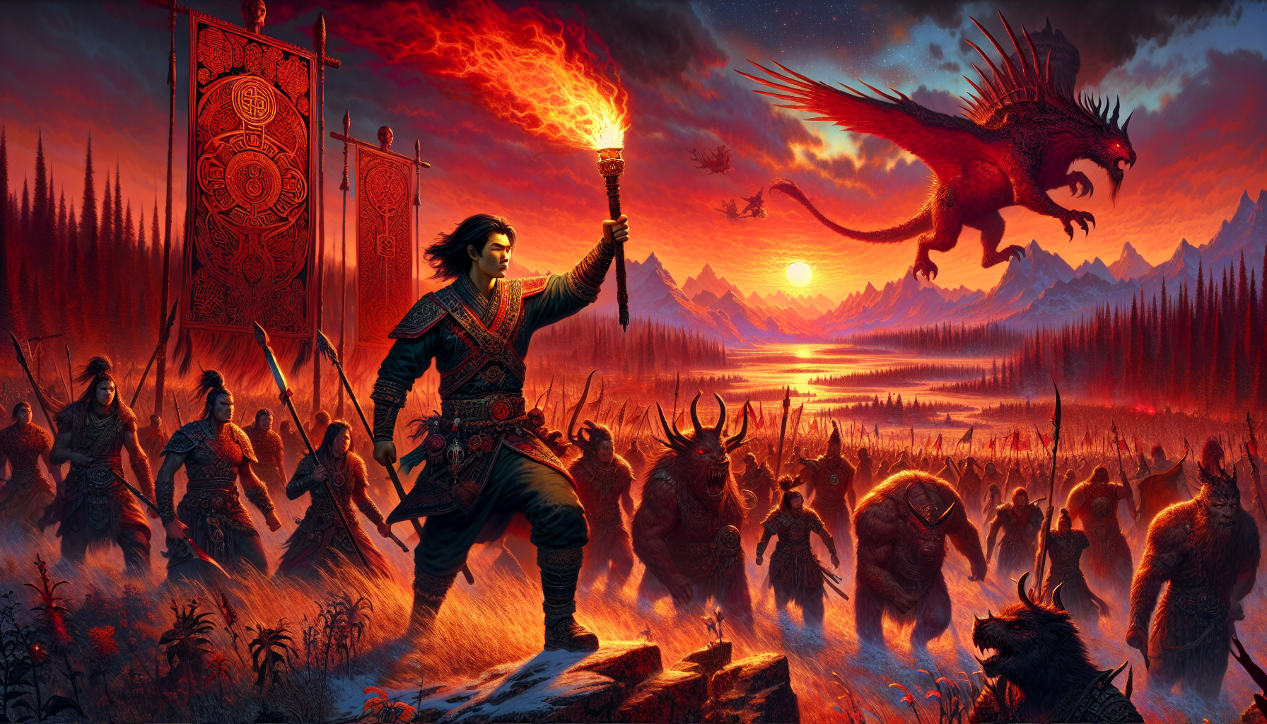 《人道至尊》鍾岳引領人族場景,史詩級氛圍