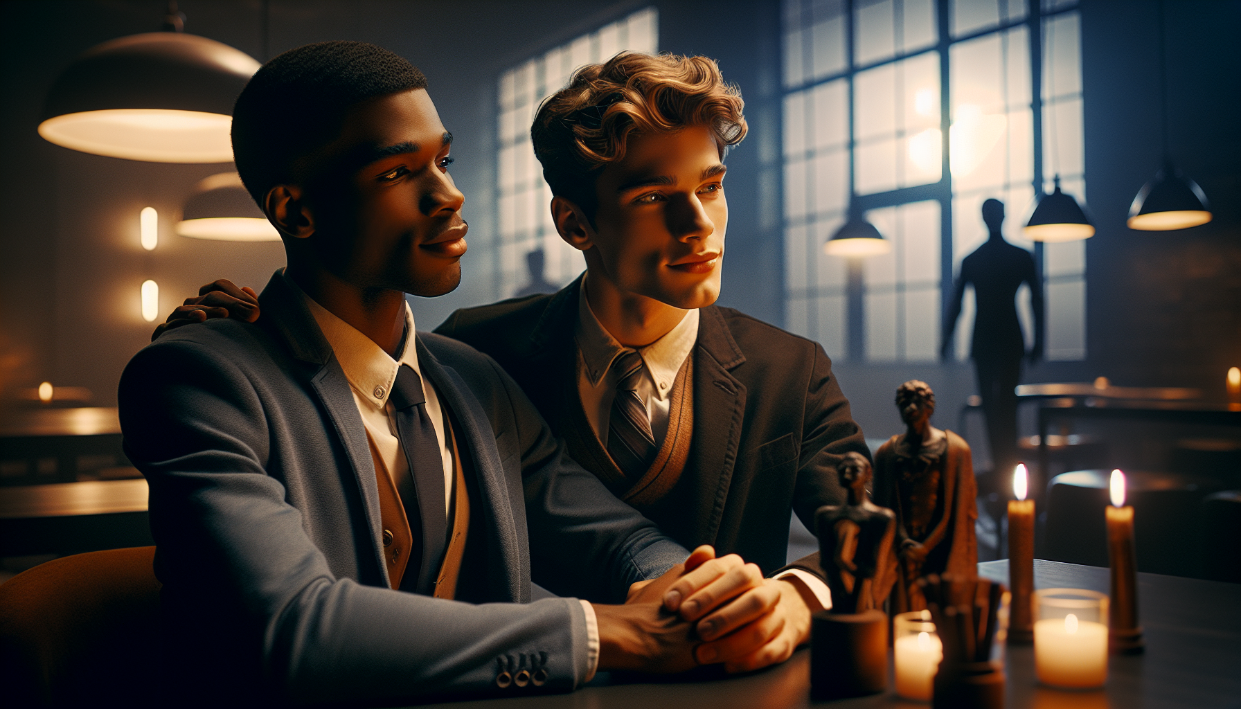 朱一龍、白宇分別飾演沈巍和趙雲瀾的對手戲