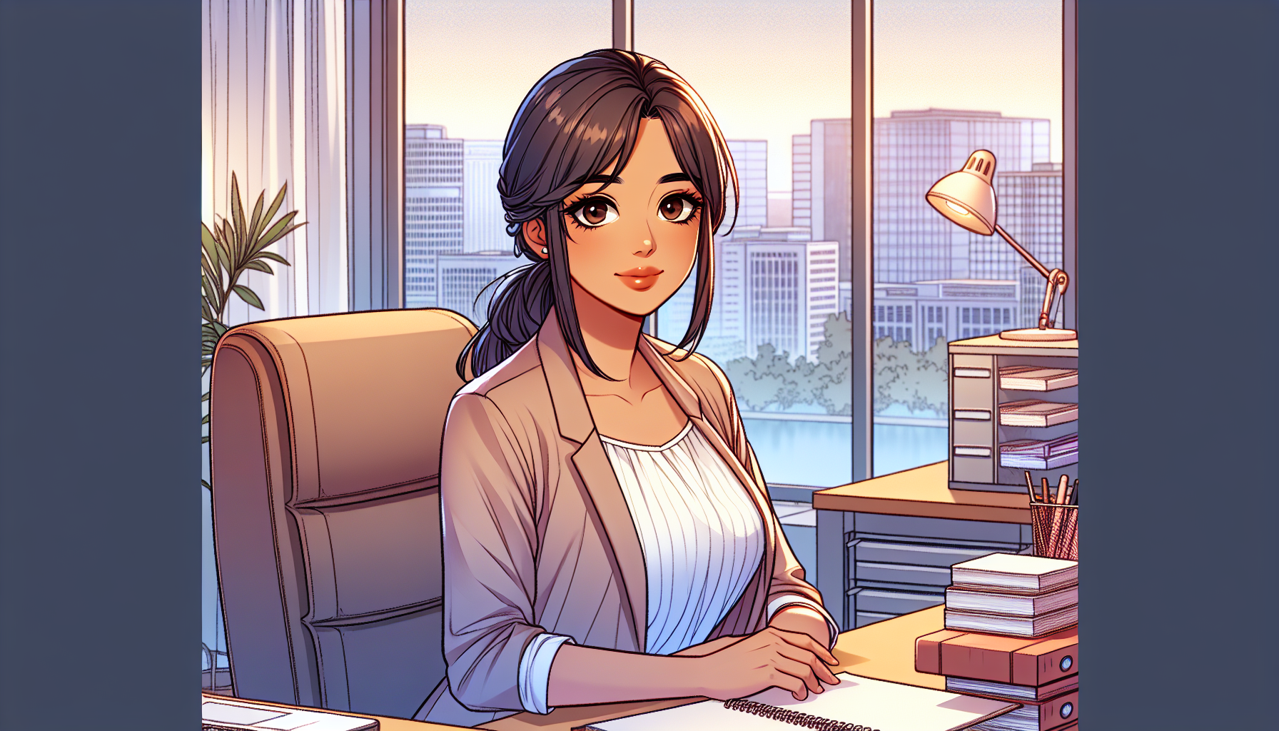 小林、托爾、康娜三人歡樂家庭日常插圖