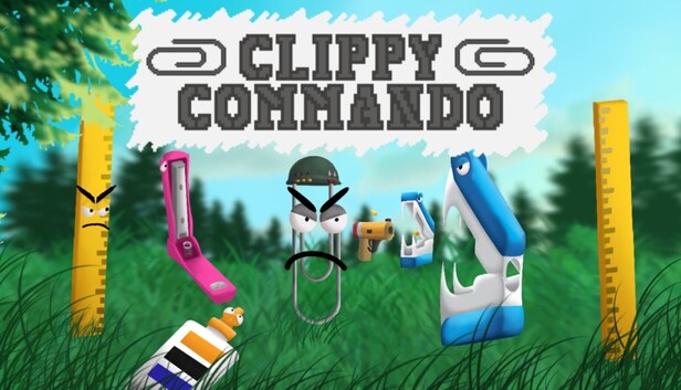 街機射擊新作!《Clippy Commando》超瘋狂俯視射擊遊戲,化身迴紋針特種兵對抗辦公用品大軍