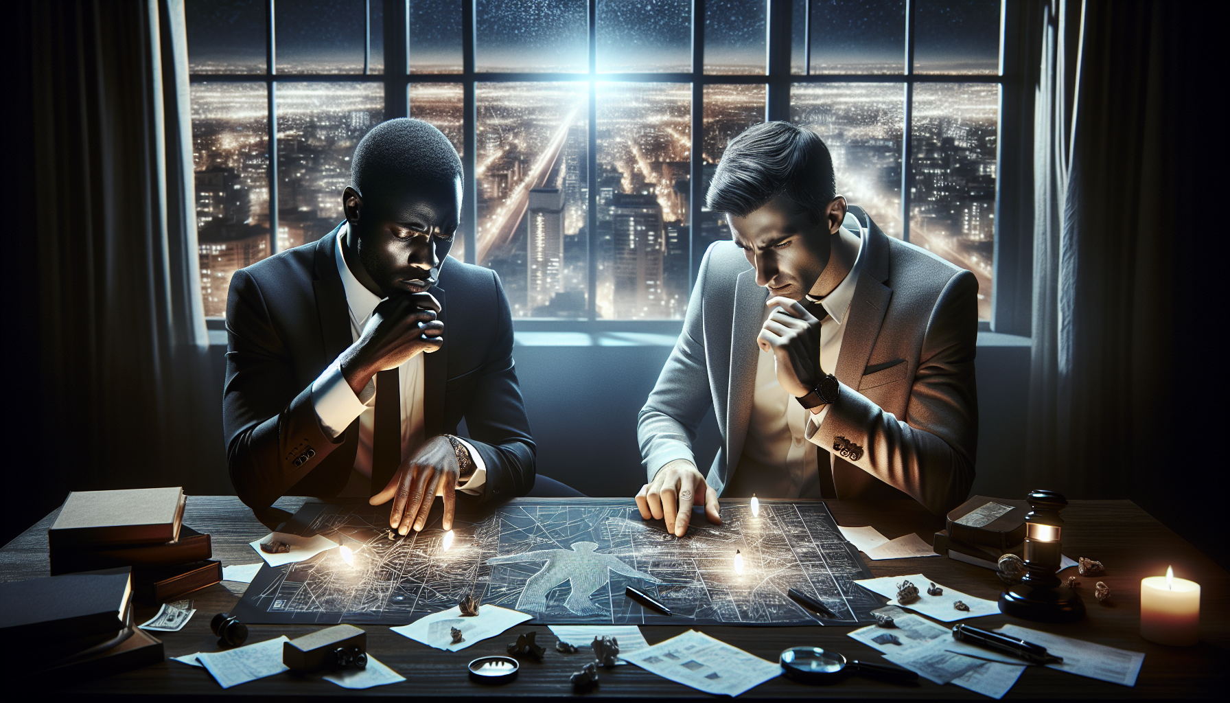 《默讀》小說封面或官方插圖