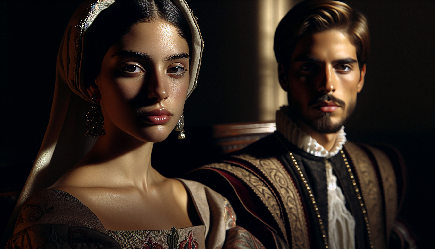 宋墨與竇昭同框合照劇照