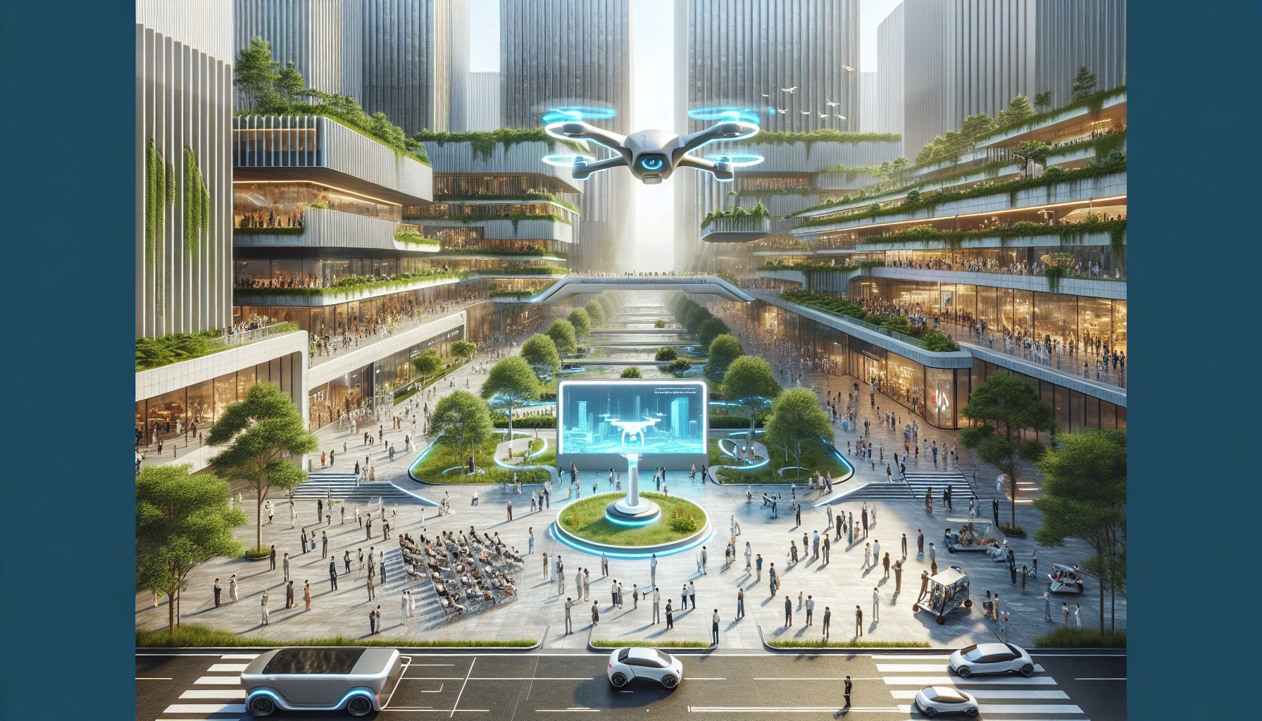 北部都會區規劃大型展板，吸引市民了解發展詳情