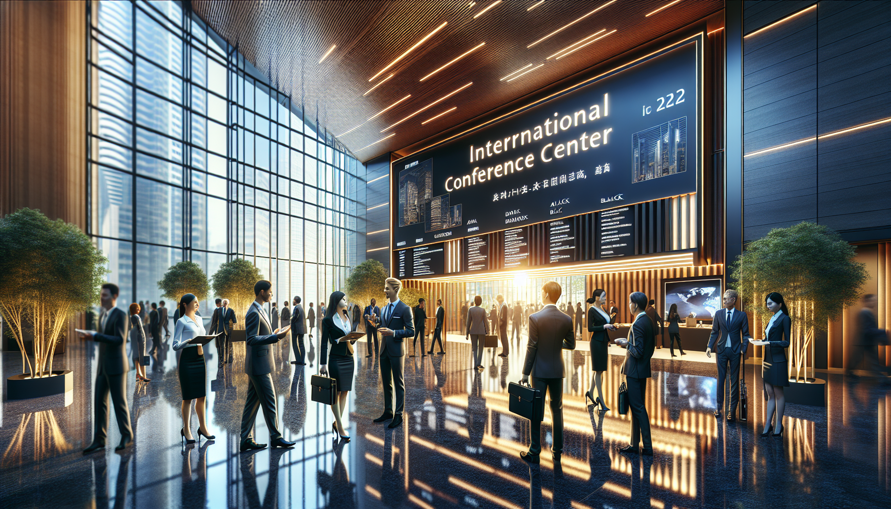 投資推廣署活動展板，介紹香港吸引外資的各項優勢