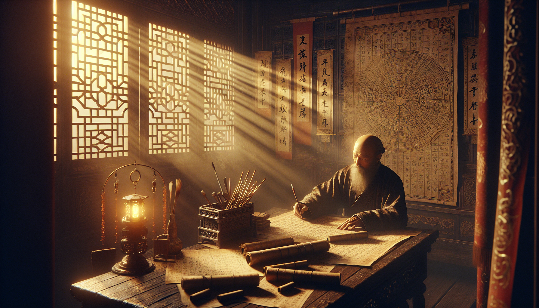 命理玄學小說漫畫場景