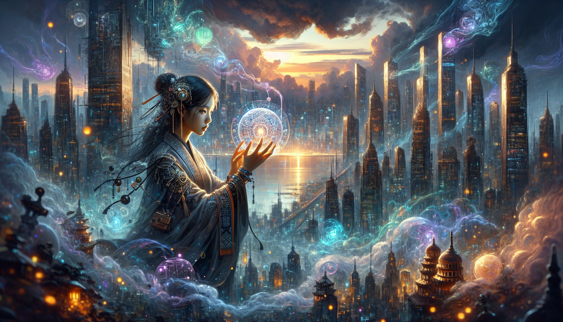 男頻玄學命理小說封面插圖