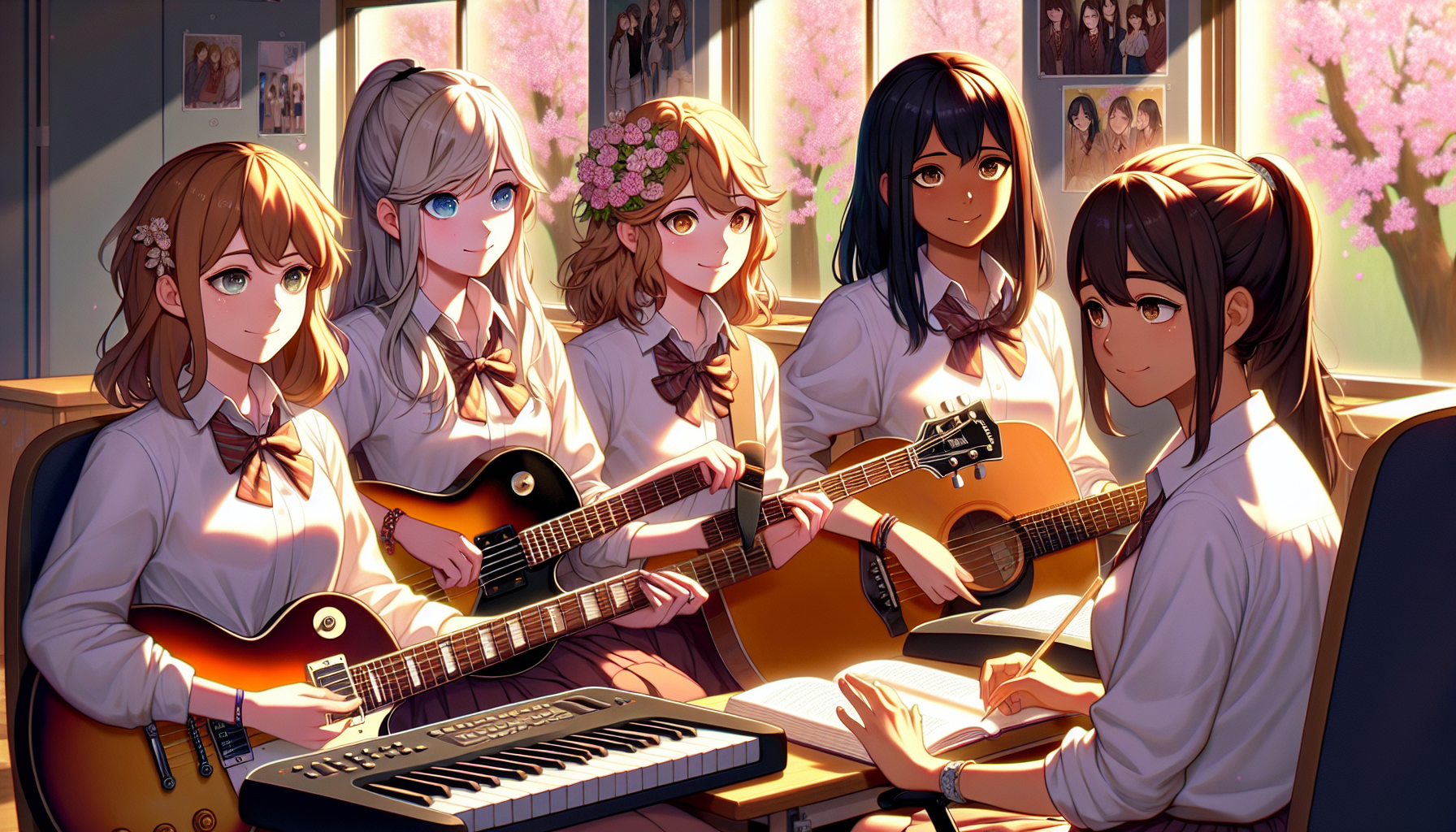 MyGO!!!!! 樂團五人首張主視覺