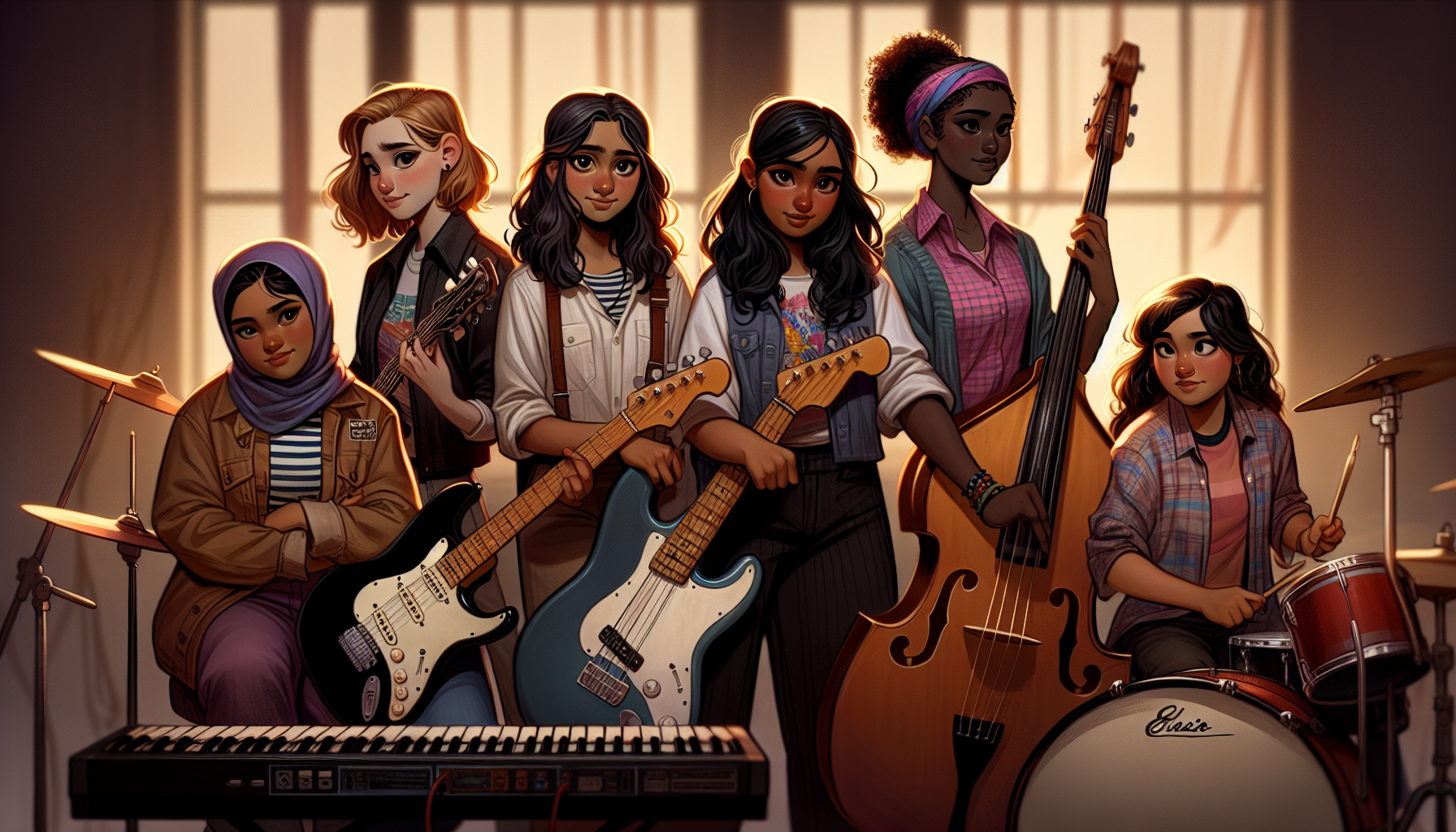 CRYCHIC 各角色於桌邊討論與心結暗示場景