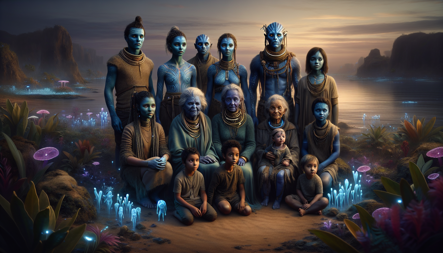 潘朵拉日落與家族的背影