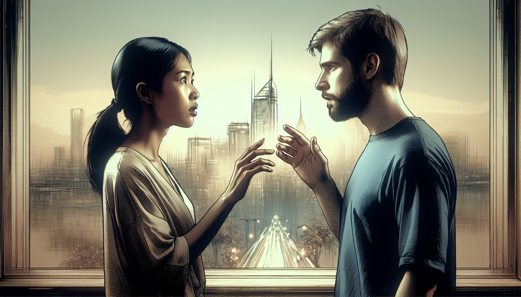 《下個轉彎是你嗎》故事場景插畫