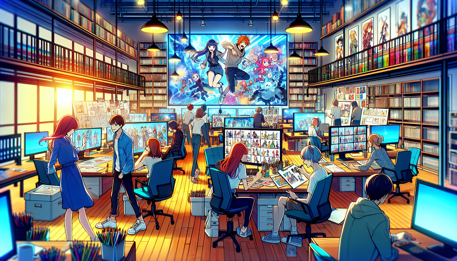 A-1 Pictures 製作實力場景圖